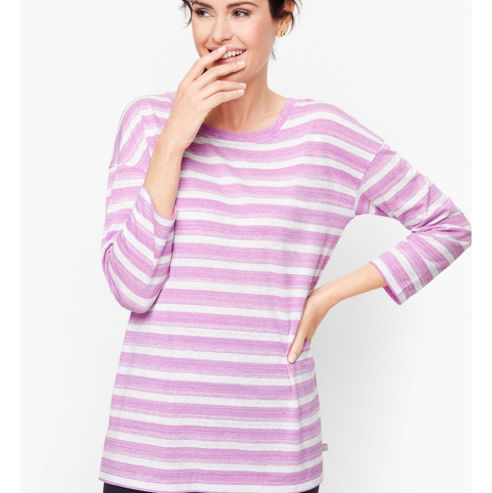 T by talbots  BACK TIE PULLOVER